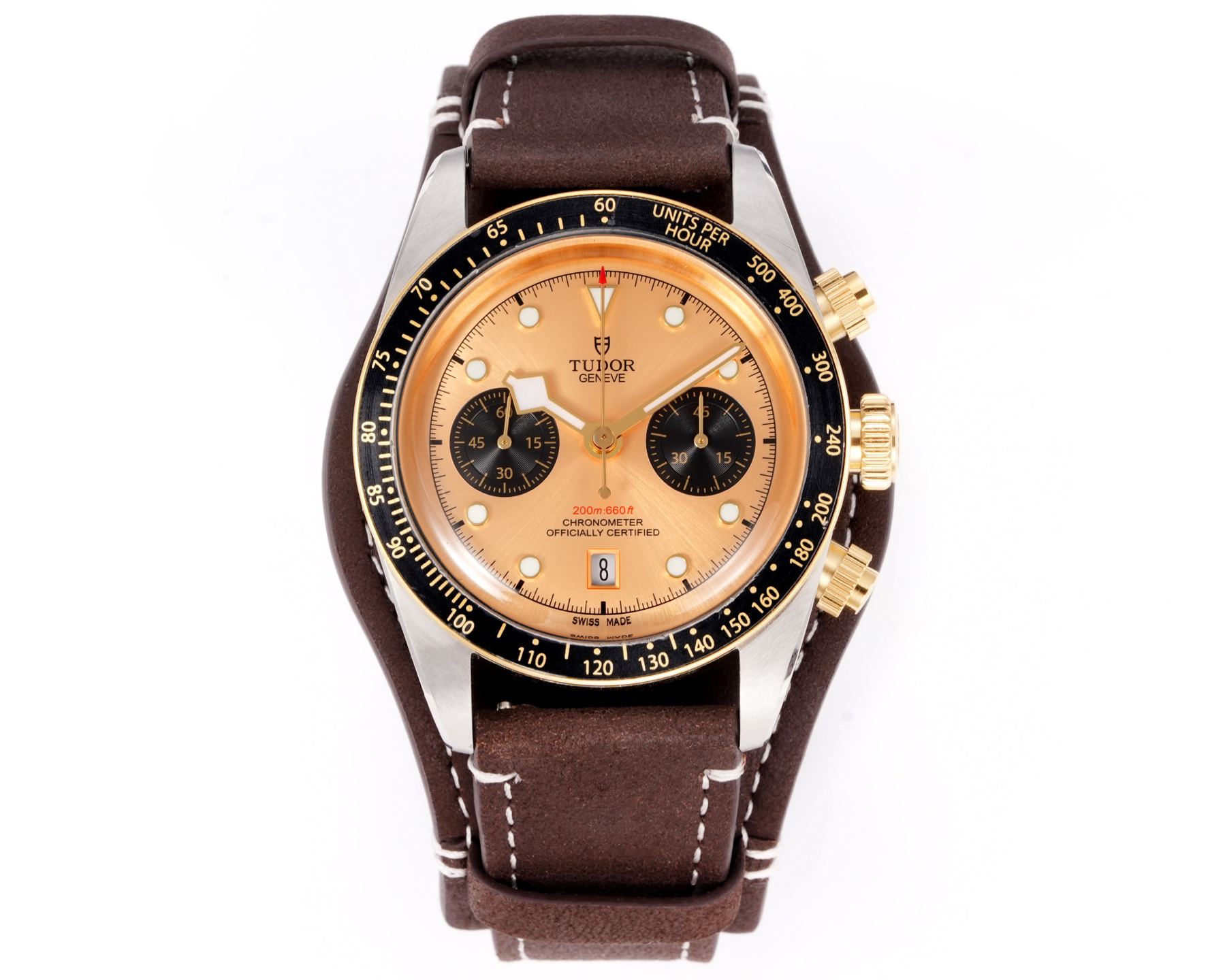 0-407.jpg Tudor Black Bay Chrono 41 mm 7750 1:1 Replik Uhr