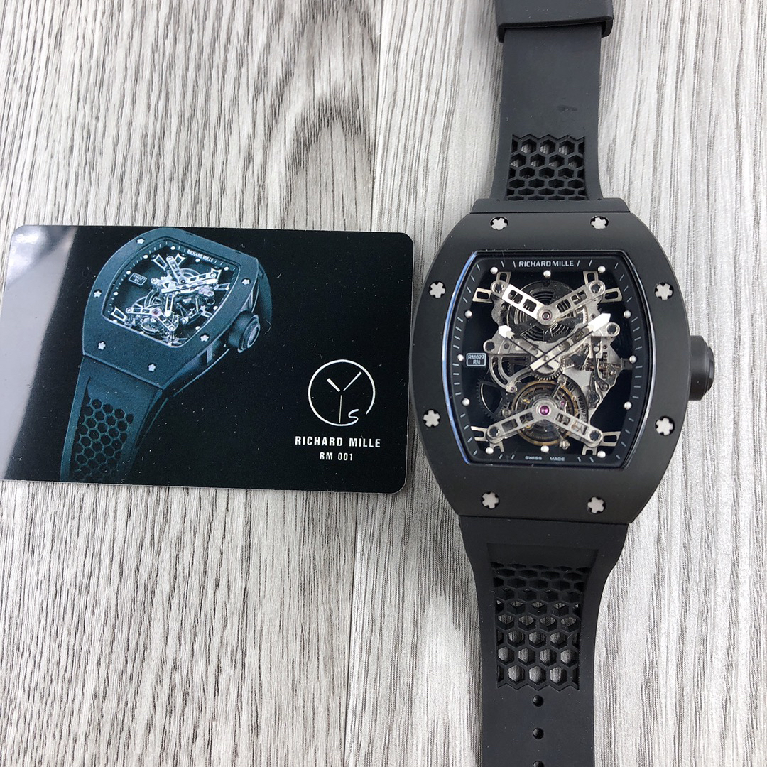 Richard Mille RM 027 43 x 50 mm Titan Grade 5 1:1 Replik Uhr