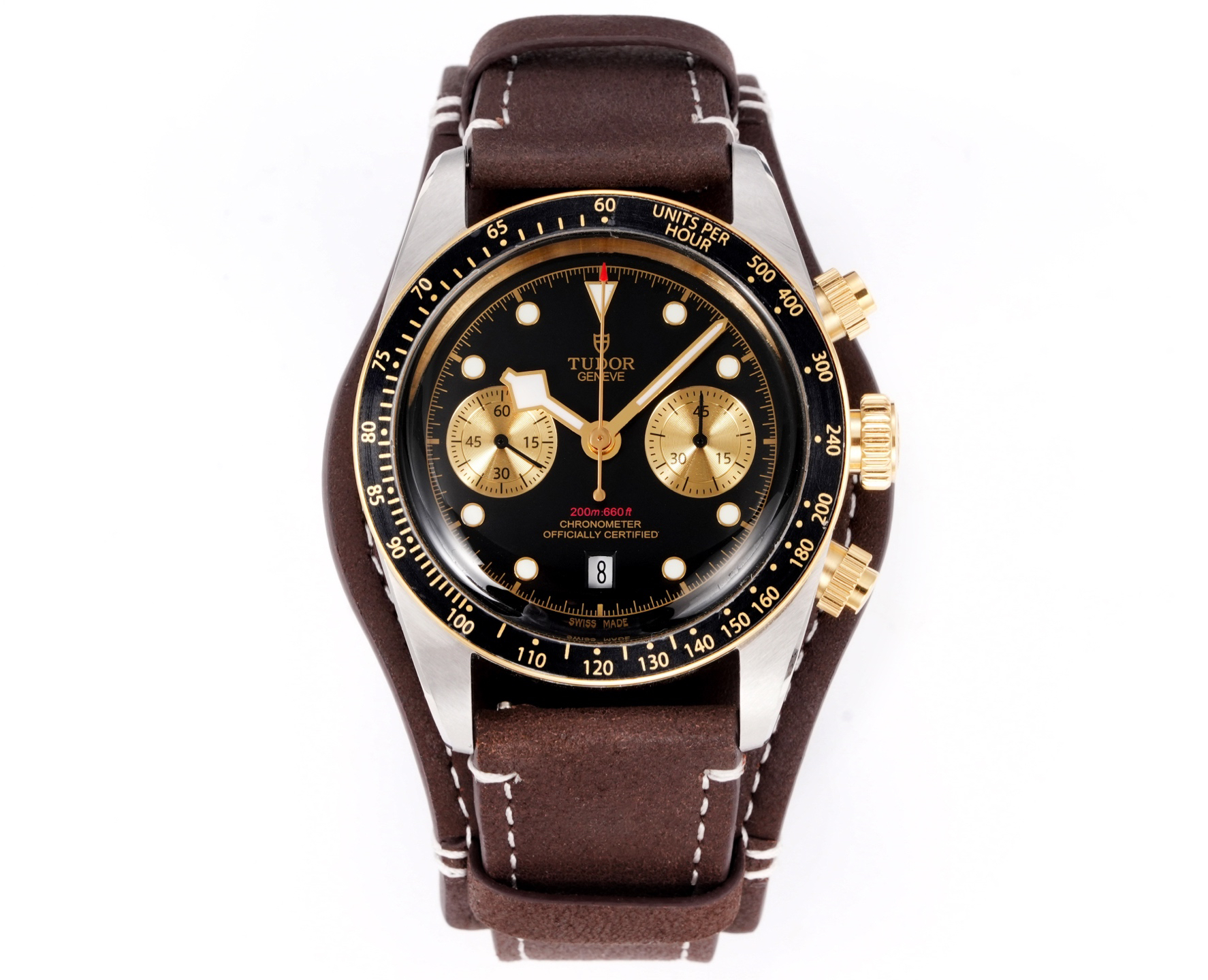 1-407.jpg Tudor Black Bay Chrono 41 mm 7750 1:1 Replik Uhr
