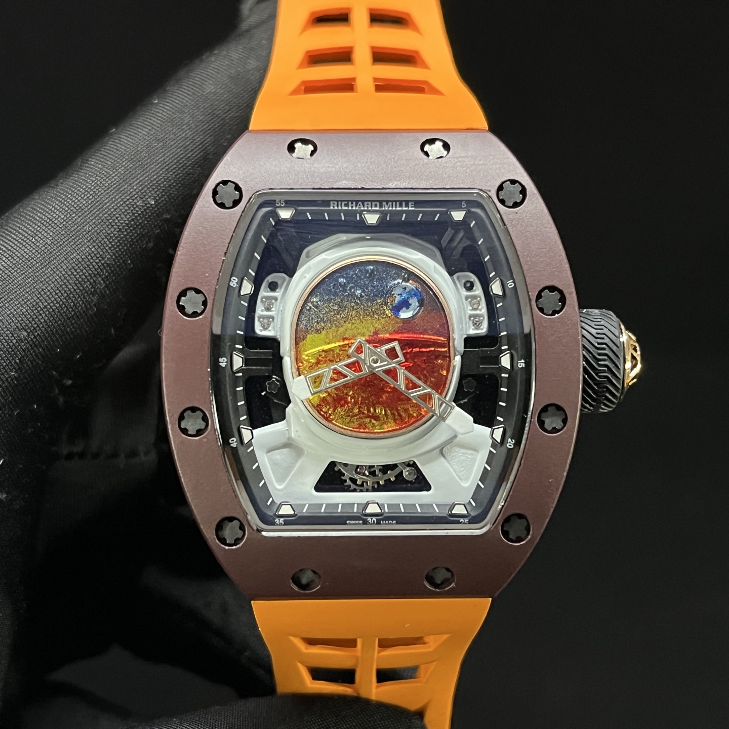 Richard Mille RM 52-05 Tourbillon Titan 1:1 Replik Uhr