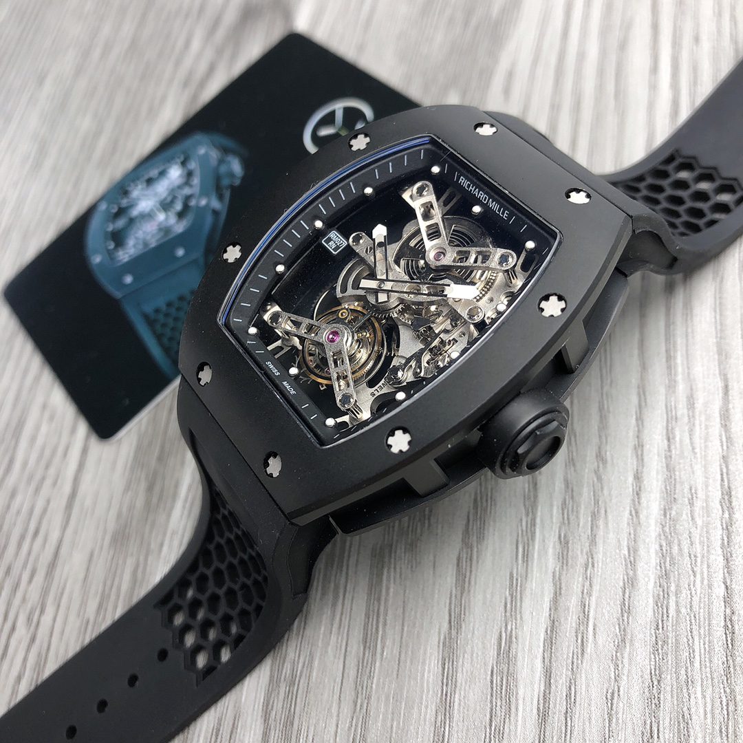 Richard Mille RM 027 43 x 50 mm Titan Grade 5 1:1 Replik Uhr