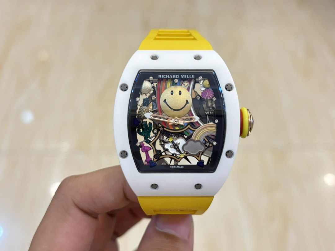 1-720.jpg Richard Mille RM 88 Automatik Tourbillon Smiley 1:1 Replik Uhr